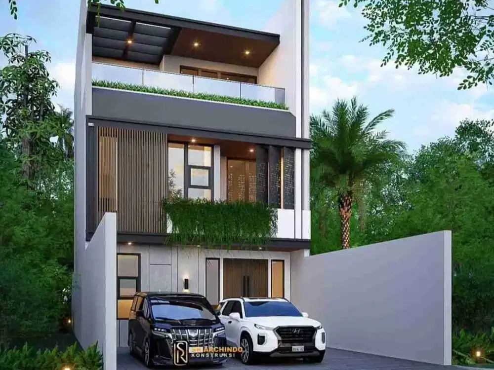 Dijual Rumah Modern Kontemporer Dekat Gerbang Toll Andara Jakarta
