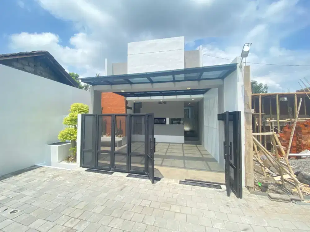 Rumah Konsep Industrial Semi Furnished Di Jogja Utara Dekat Jl Besi Jangkang