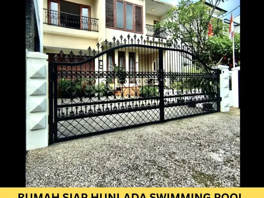 JUAL CEPAT !! Rumah private pool dalam perumahan bukit permai cibubur