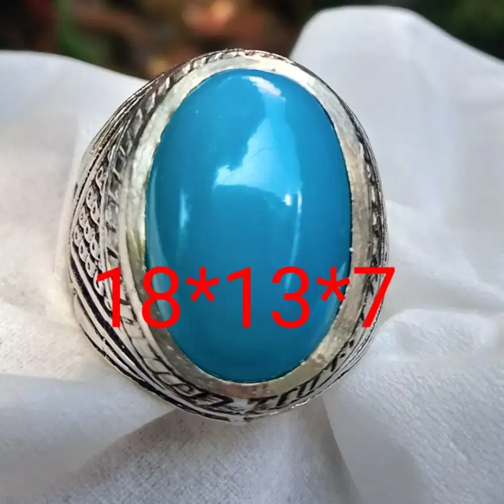 Natural bacan Doko kristal dim 18mm ring alfaka Net Harga