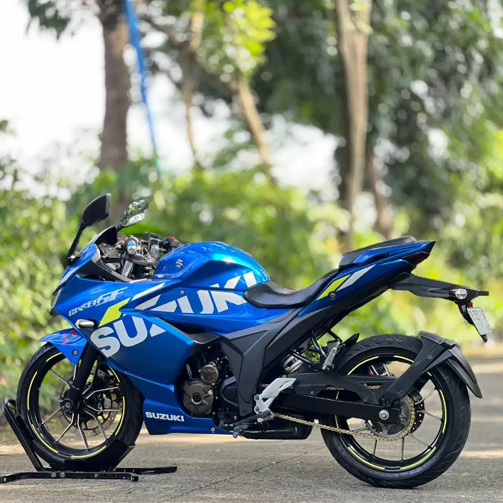 SUZUKI GIXXER SF 250 ABS 2021 BLUE ECSTAR KM LOW PAJAK ON RASA BARU