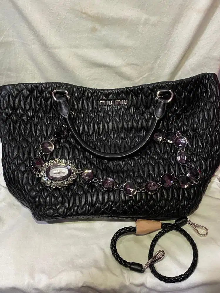 Tas miu miu nappa cristal