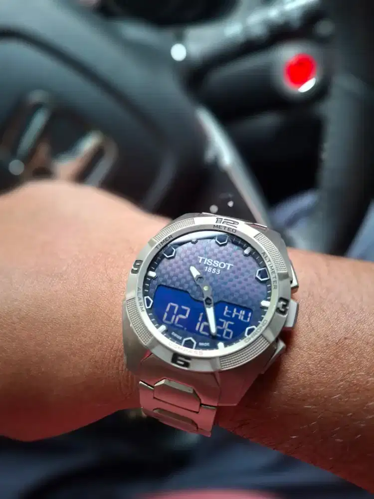 TISSOT T-touch expert solar blue titanium