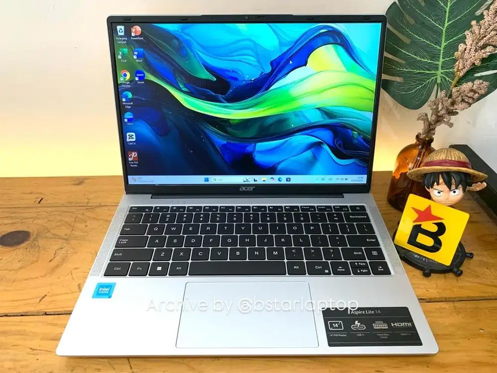 Laptop Acer Aspire Lite 14 Intel N100 RAM 8 DDR5 Desain Slim Elegant