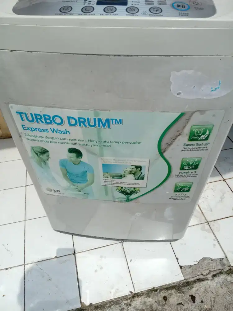 Jual mesin cuci LG otomatis 7 kg