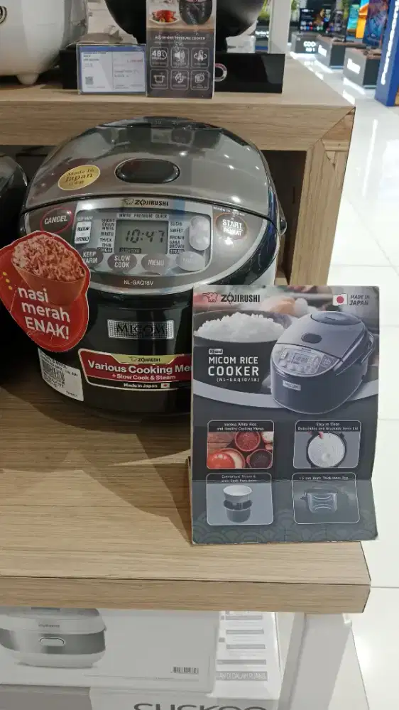 ZOJIRUSHI RICE COOKER 1.8L BLACK