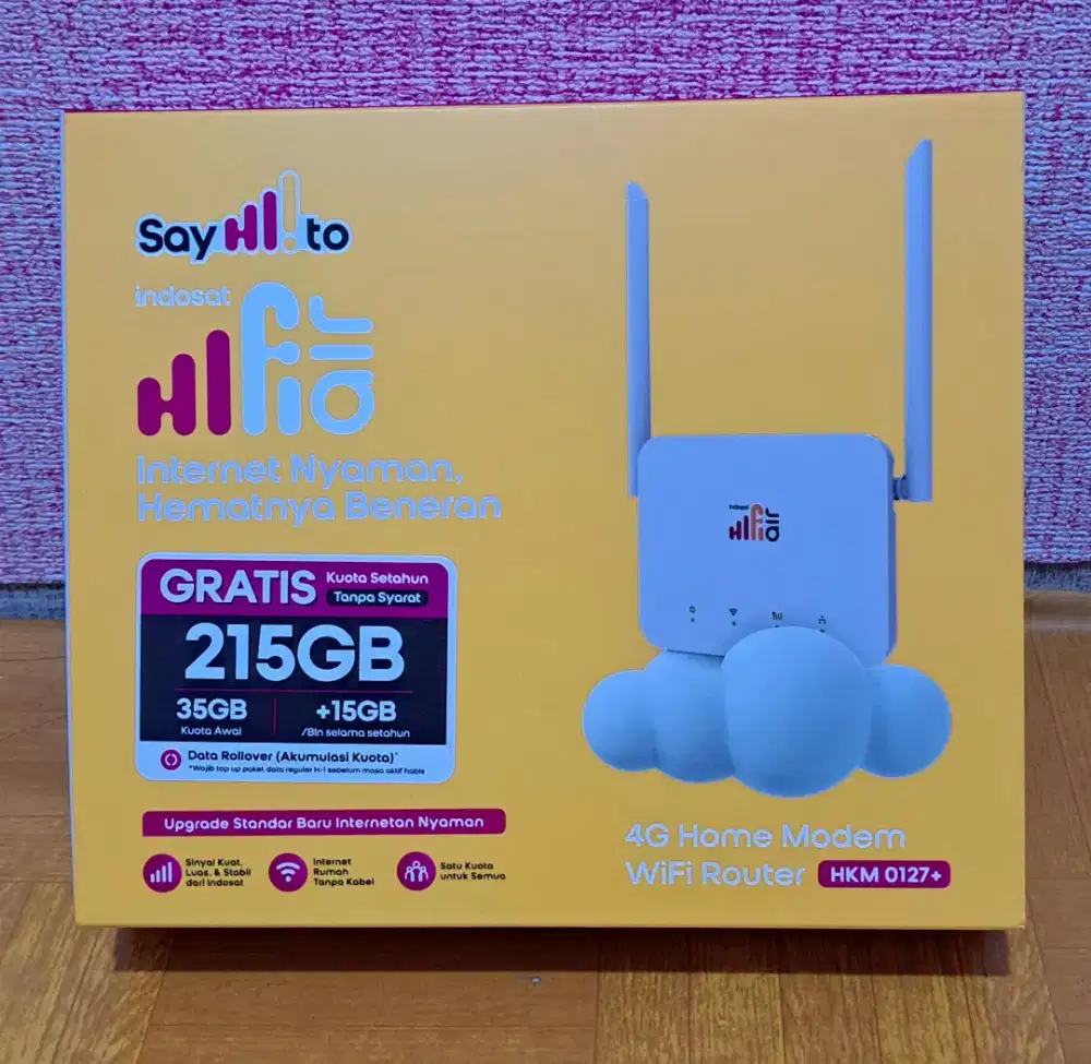 Indosat HiFi Air HKM0127+ Wifi Modem 4G LTE - UNLOCK OPERATOR