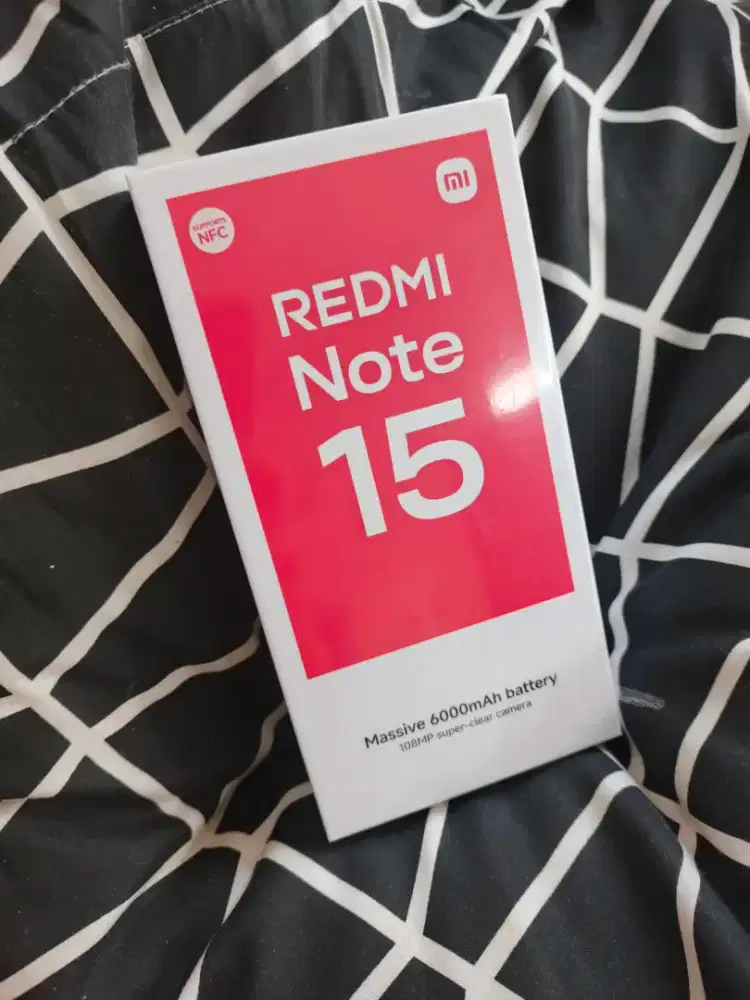 Redmi note 15 8/256 glacier Blue (baru)