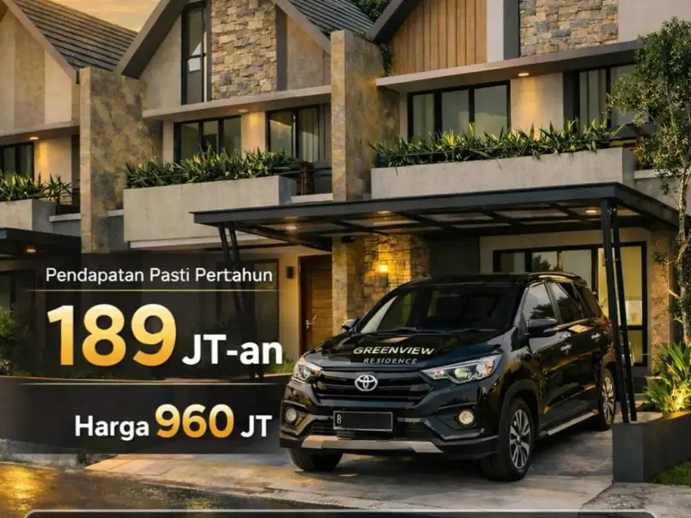 Garansi Passive Income Area Wisata Batu Sertipikat Pecah Villa Temas