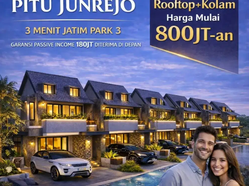 Villa 7 Junrejo Area Wisata Batu Garansi Passive Income Terima SHM
