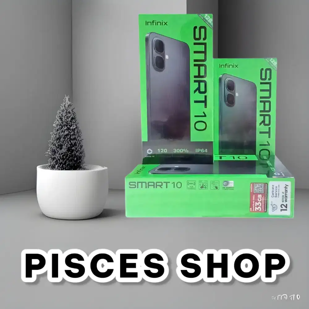 INFINIX SMART 10 RAM 4/128 NEW Segel Garansi Resmi 1 Tahun