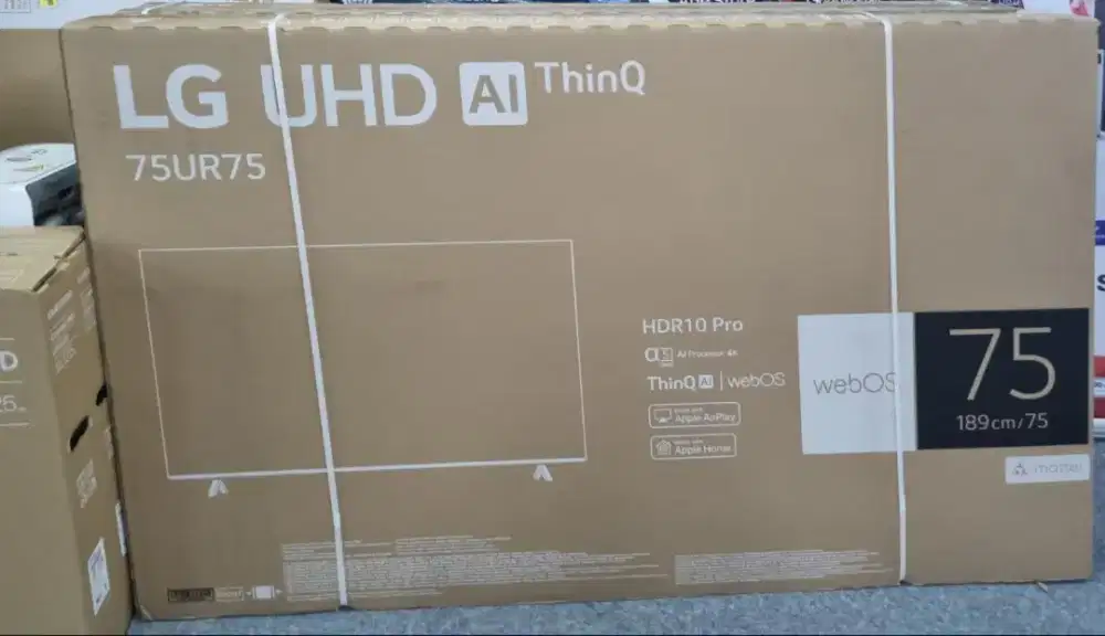 TV LG 75inc 4K , fitur2 lengkap