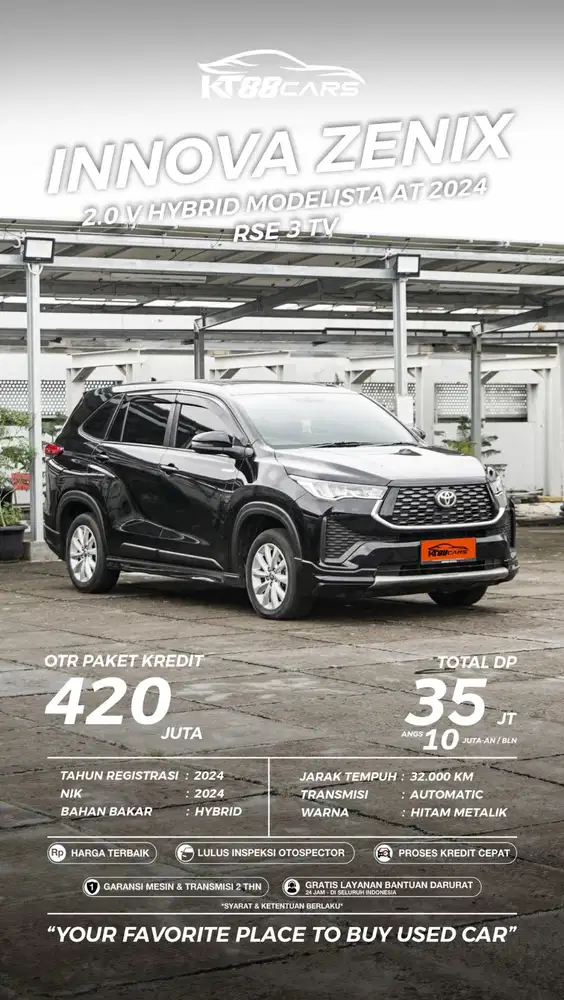 INNOVA ZENIX 2.0 V AT HYBRID THN 2024