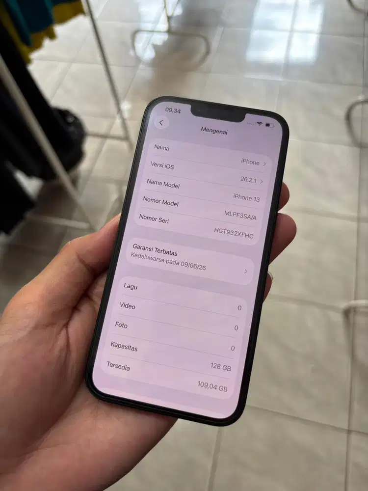 Iphone 13 128GB Ibox garansi on panjang