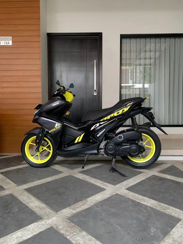 YAMAHA AEROX 2019 PAJAK ON, PLAT DKI, SRT LGKP, KUNCI2, MESIN ENAK