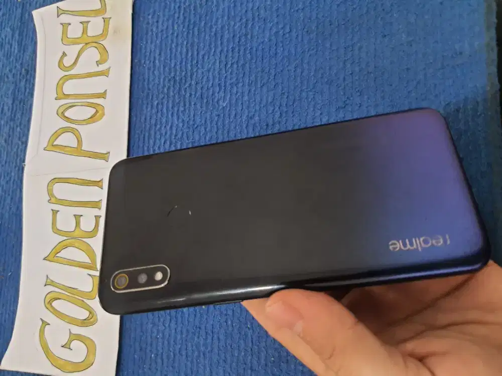 Realme 3three Ram 3gb/32Gb.ORI Mulus#Golden Ponsel