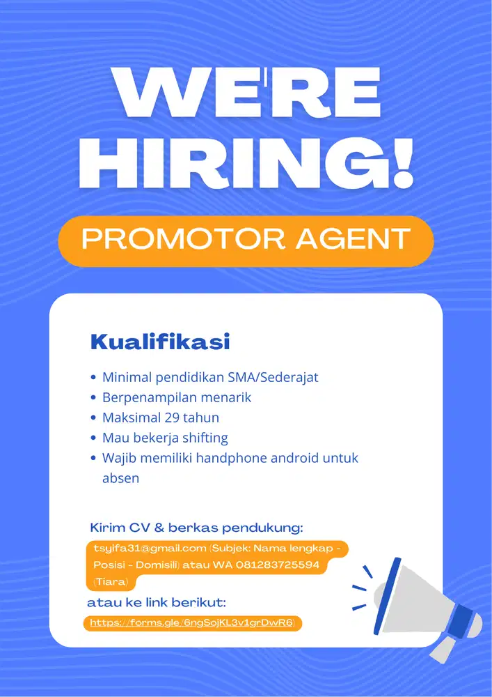 [Lowongan Kerja] PT. DIKA - Promotor Agent