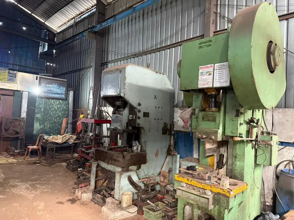 Mesin pon , press, stamping  100 ton, 60 ton