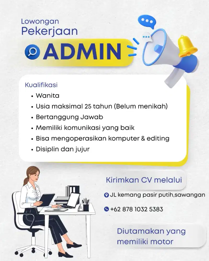 Loker Admin brand Zya luxury