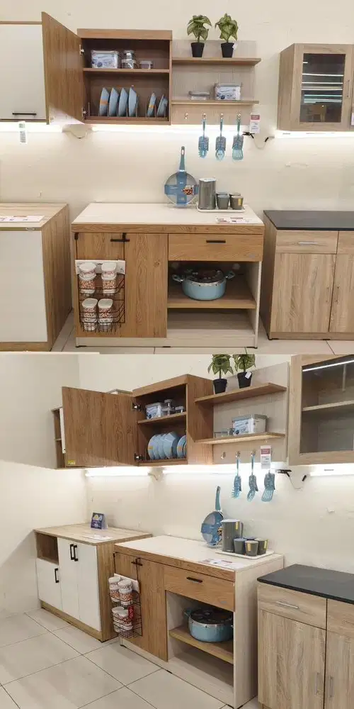 kitchen set kayu murah under 3jt