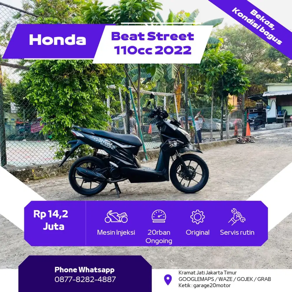 Honda All New Beat Street 110cc Pgm_fi Tahun 2022