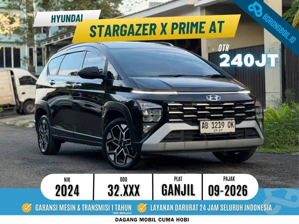 Hyundai Stargazer X Prime AT 2024 Hitam Metalik