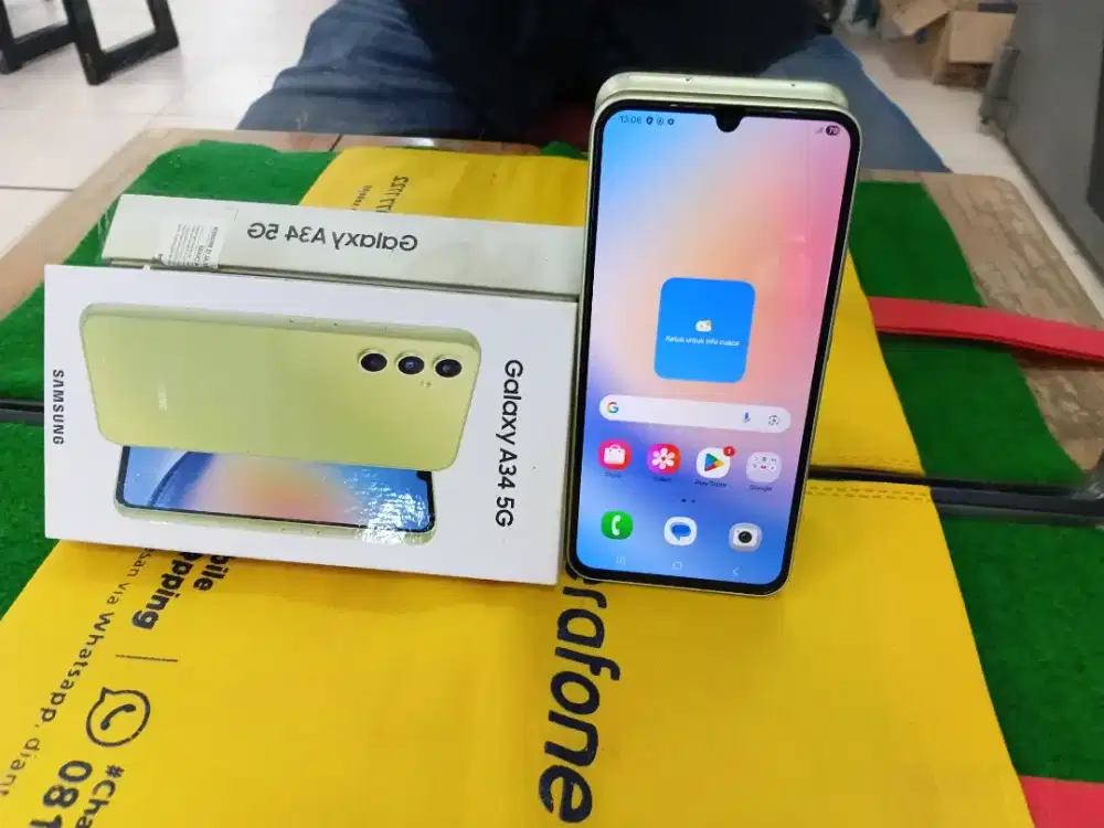 Samsung A34 5G ram 8 /256 gb mulus lengkap no minus