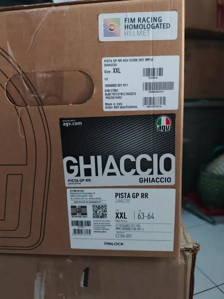 AGV Pista GP RR Ghiaccio L E