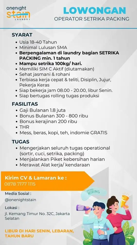 DICARI SEGERA STAFF LAUNDRY