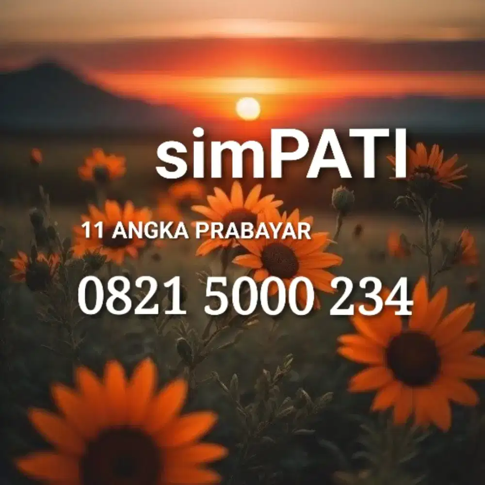 nomor cantik 234 simpati