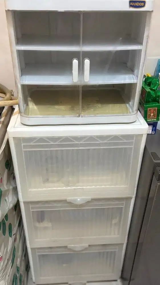 Tempat lauk dan rak piring 2 pcs