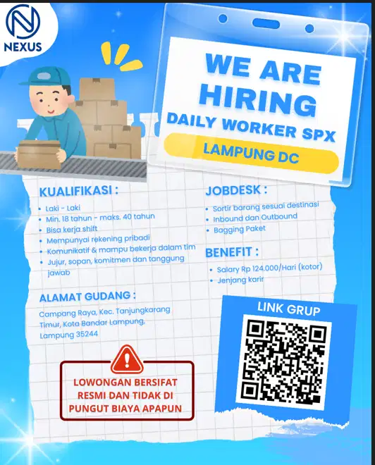 LOKER LAMPUNG DC