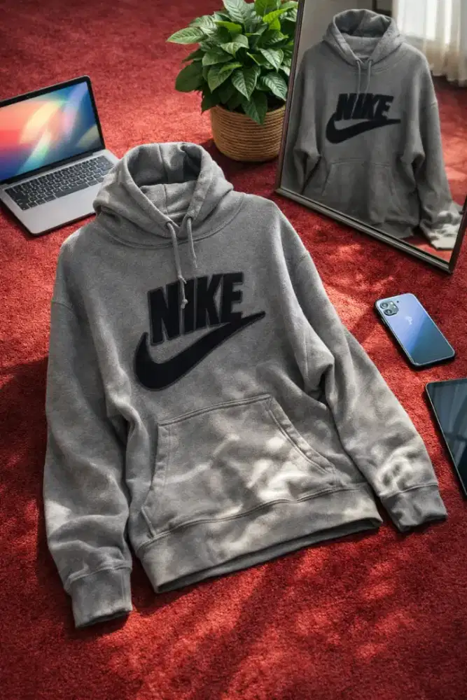 NIKE GREY HOODIE