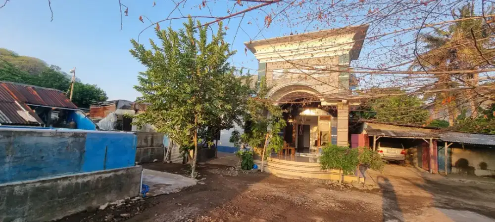 Dijual rumah di Situbondo, cocok untuk usaha, ex pembiakan ikan kerapu