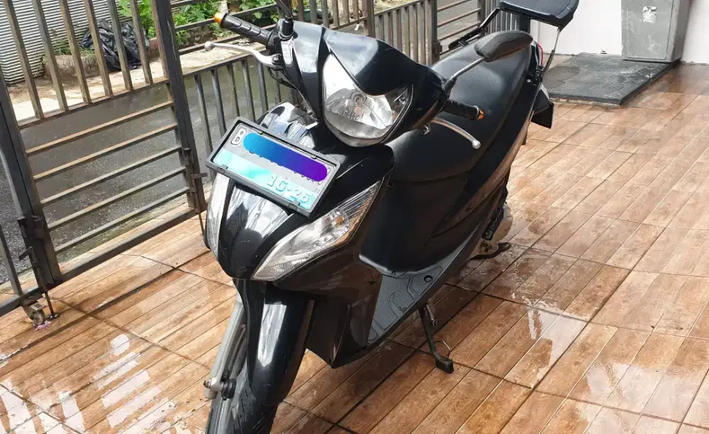 Jual motor Honda Spacy konversi listrik BRT 2011 hitam