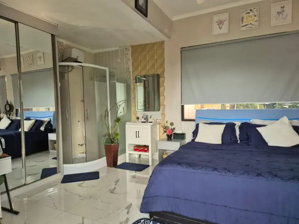 Jual Rumah ditengah Kota Modern Fasilitas Lengkap hoek 2 lantai Cluster Vineyard, The Green BSD Tangerang