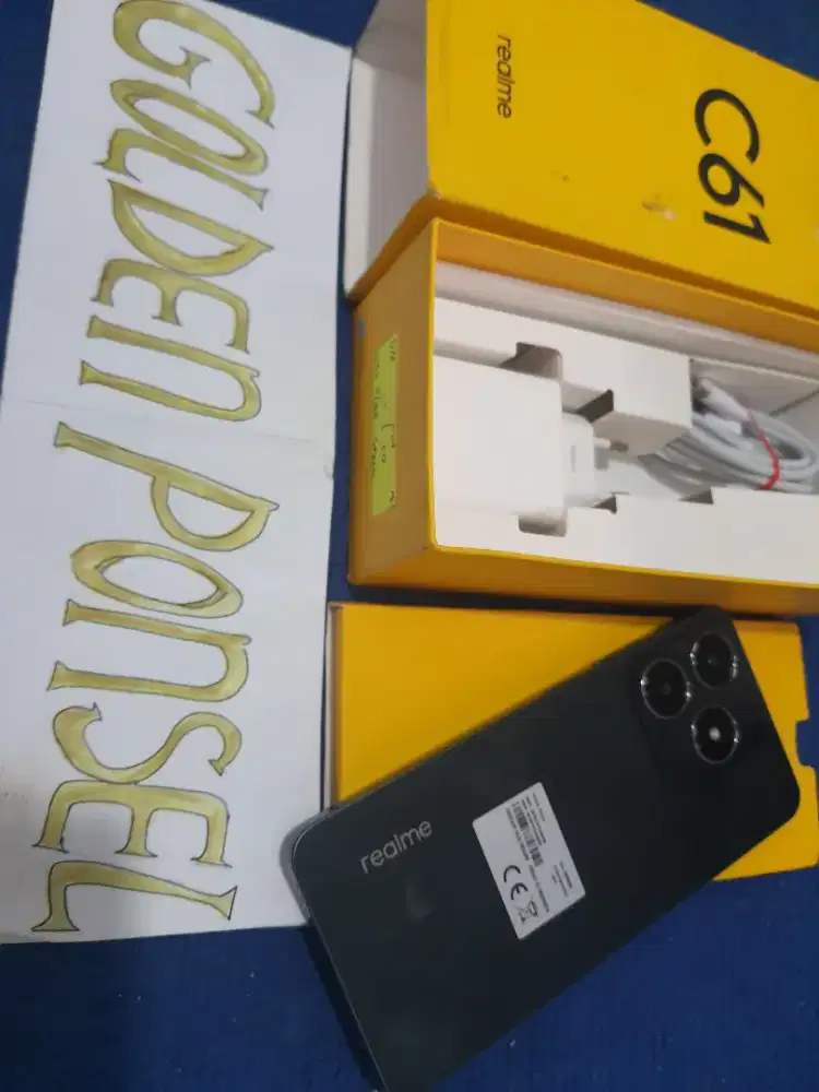 Reilmy C61 (Ram8+6Gb)128Gb.ORI Mulus#Golden Ponsel