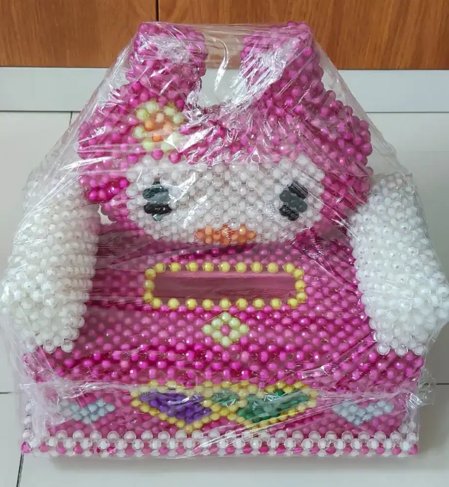 Jual hasil kerajinan tangan tempat tissiu model boneka ready