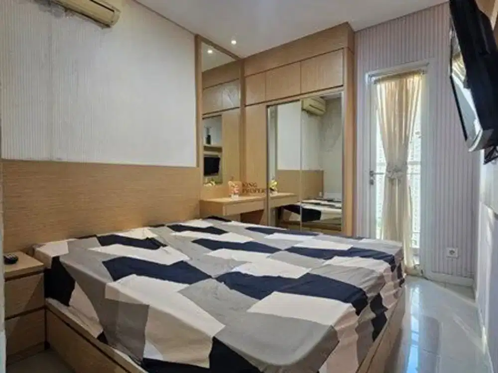 Strategis Sewa Studio Furnished Bagus di Madison Park Akses Kolam Renang, Gym, Jogging Track Dekat Mall Central Park, Taman Anggrek, APL Tower & Tol