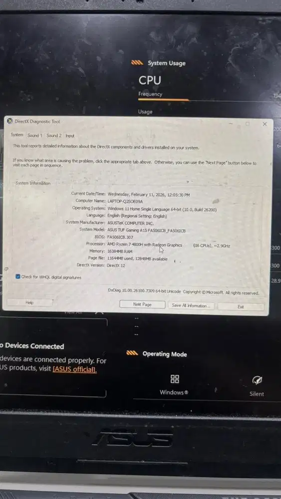 ASUS TUF Gaming A15 FA506 bisa TT dengan macbook pro m1 2020