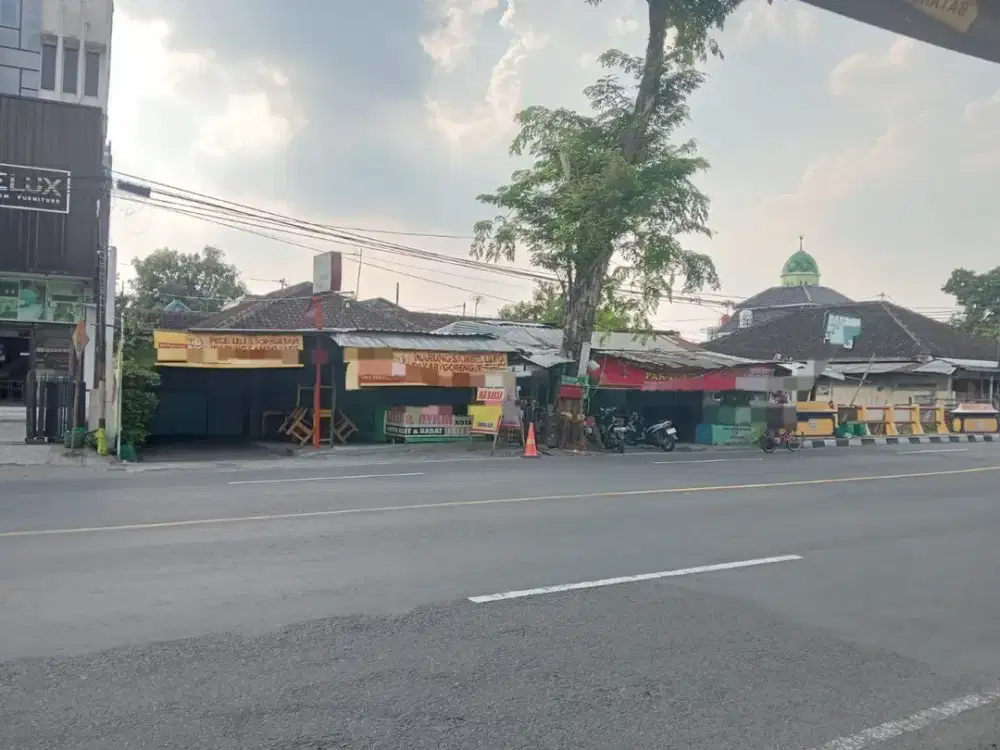 Tanah strategis area bisnis tepi jalan utama Banjarsari solo kota