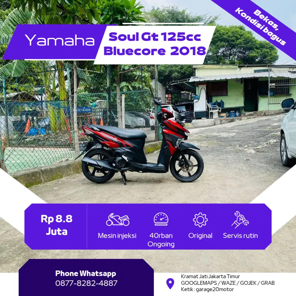 Yamaha soul GT 125 cc bluecore