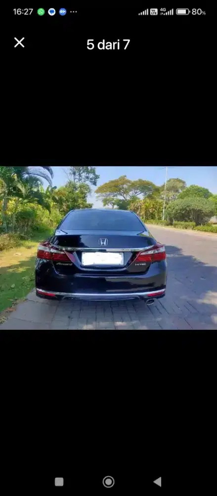 Honda accod VTI-L matic 2016