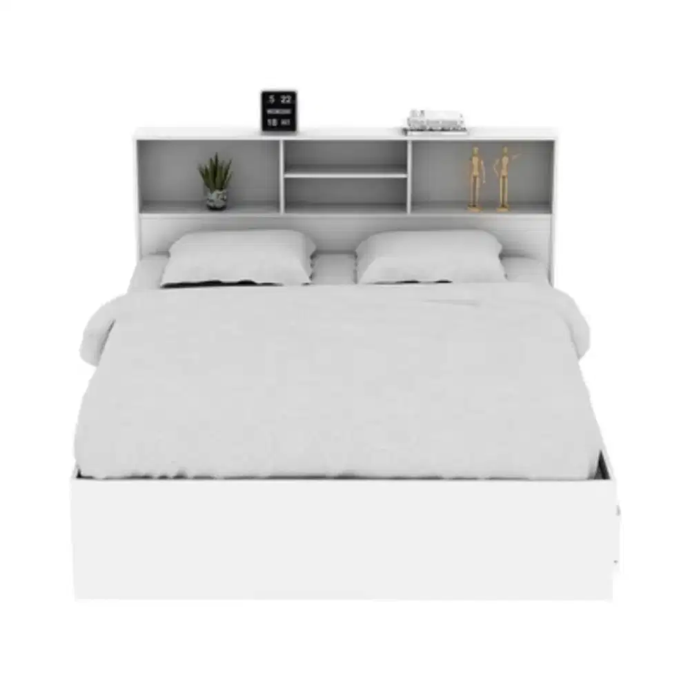 Tempat Tidur Kayu Putih Minimalis