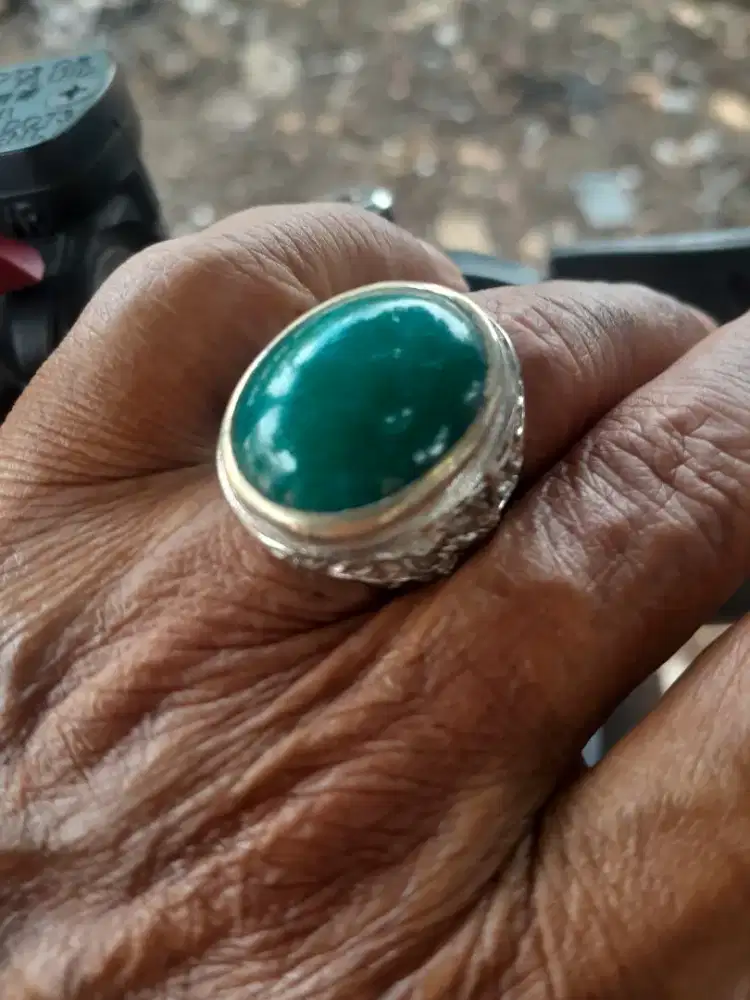 Di jual batu bacan doko ring alpaka plong satu warna minat wa