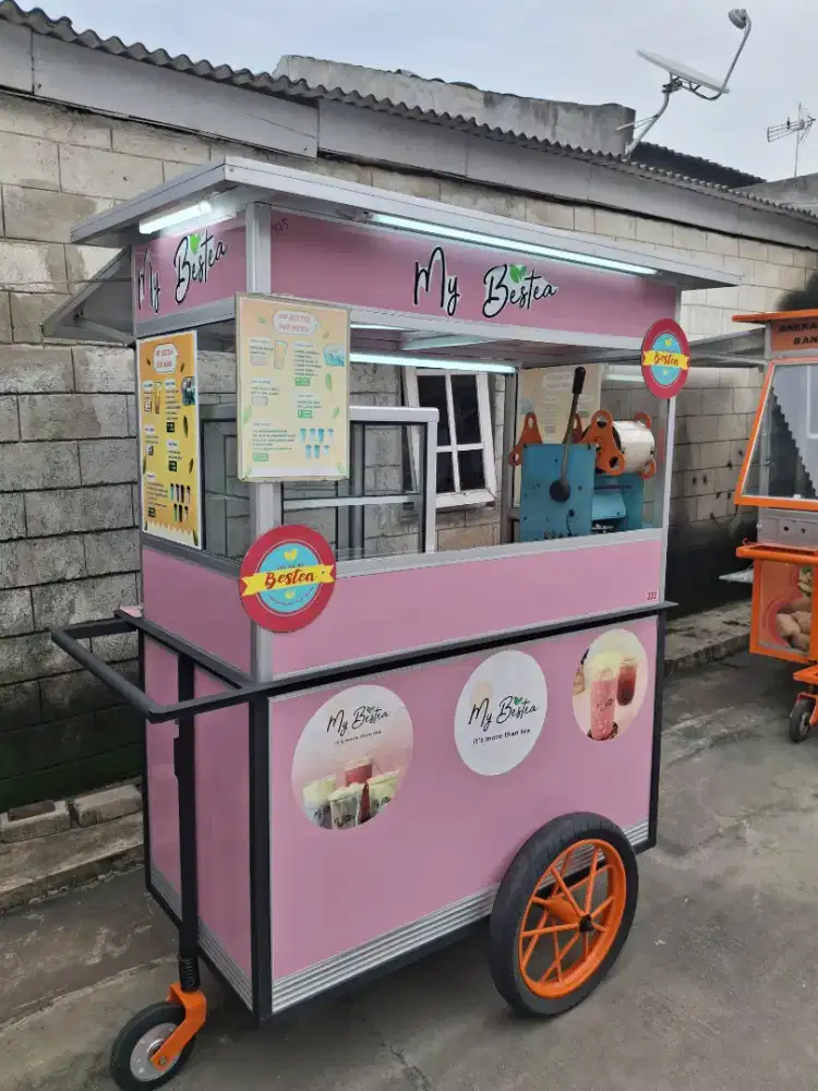 Gerobak Minuman/ Sosis Bakar/ Gorengan-DLL