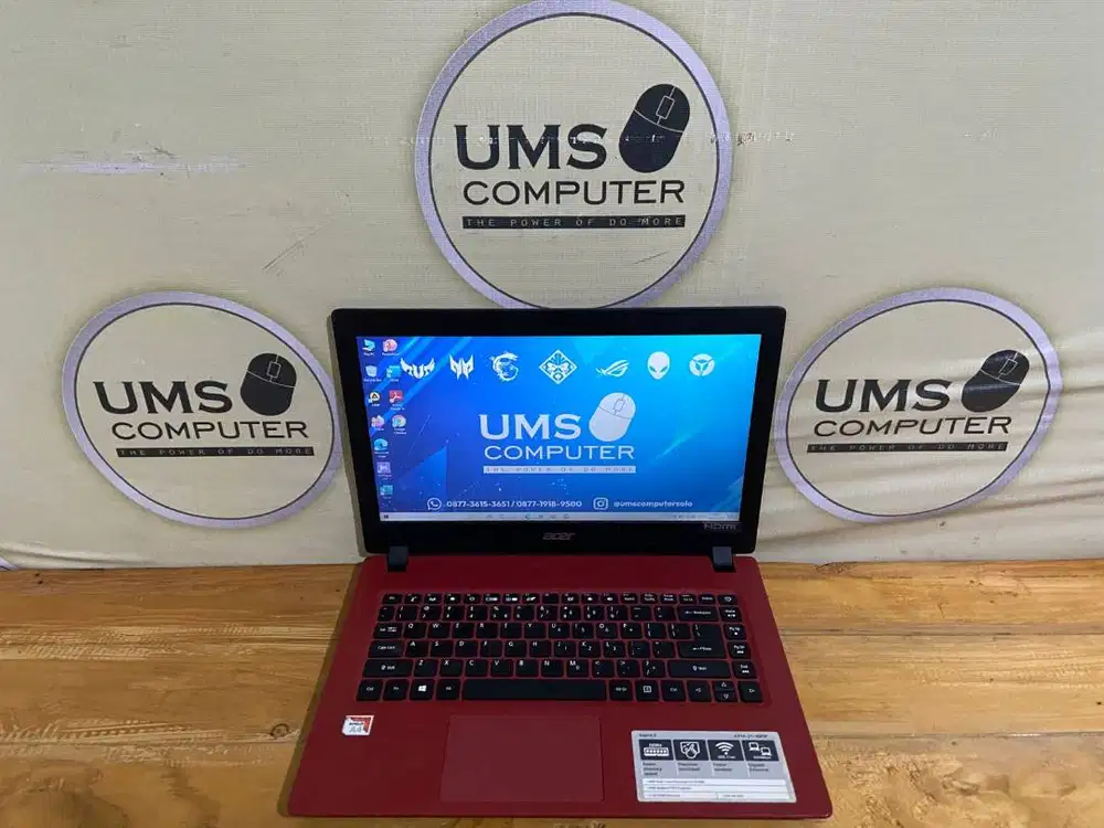 ACER A314-21 AMD A9-9420e RAM 8GB SSD 128GB HDD 500GB