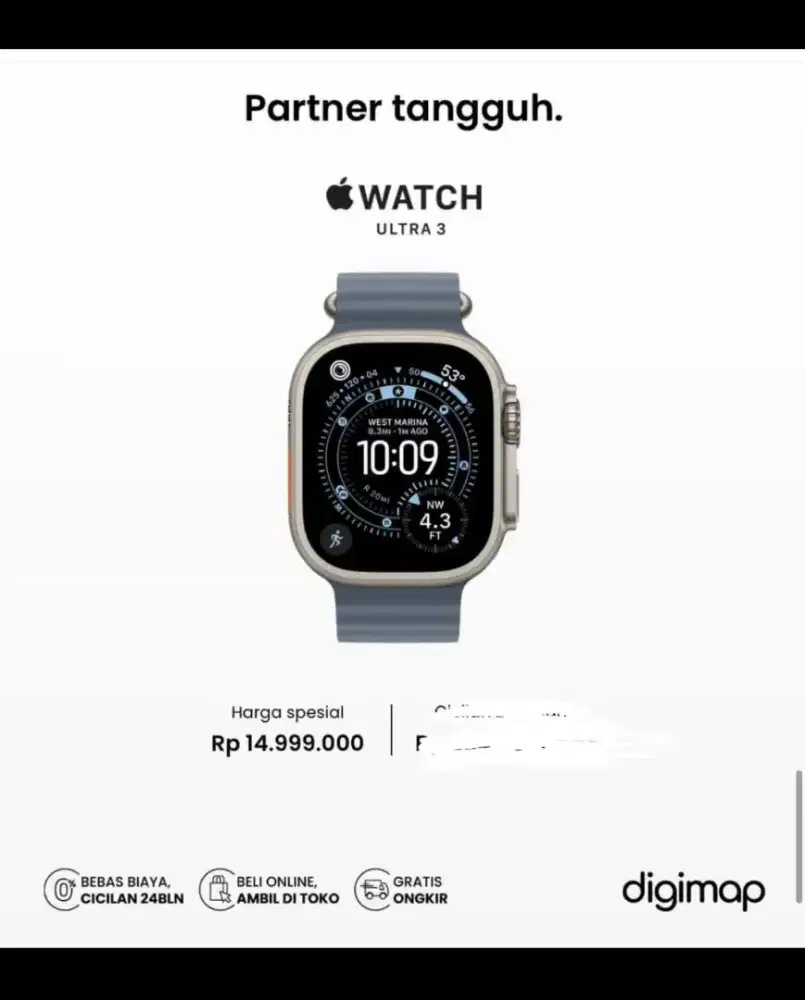 Kredit apple watch ultra S3 HANYA DENGAN KTP