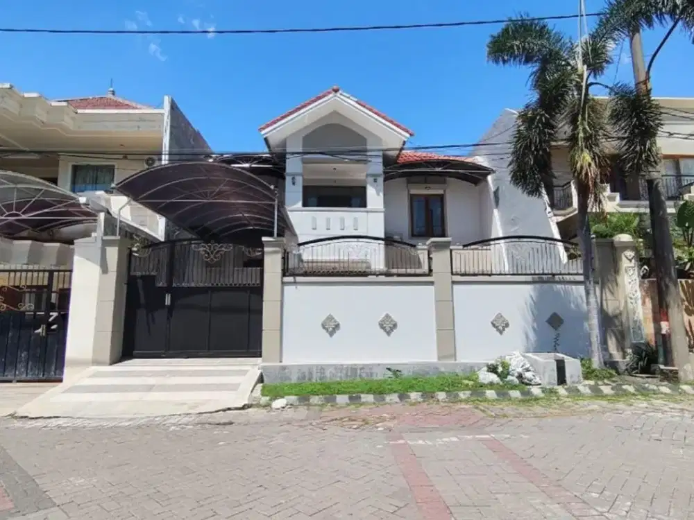 Rumah Dharmahusada Mas Row jalan 4 mobil Blok Depan Carport 3 Garasi 2