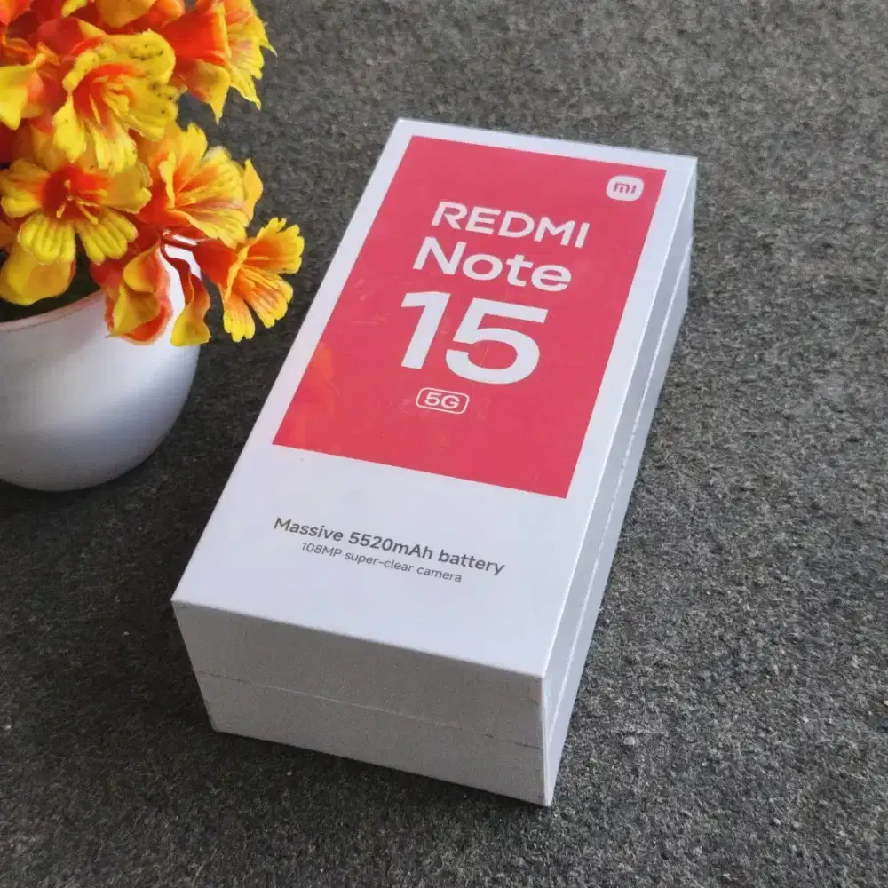 Promo spesial hp Redmi note 15 5g gratis langsung aksesoris premium